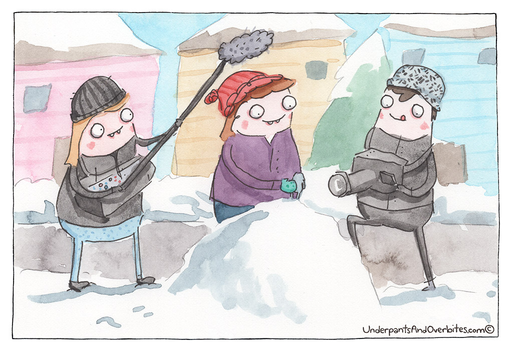 Filming In The Snow