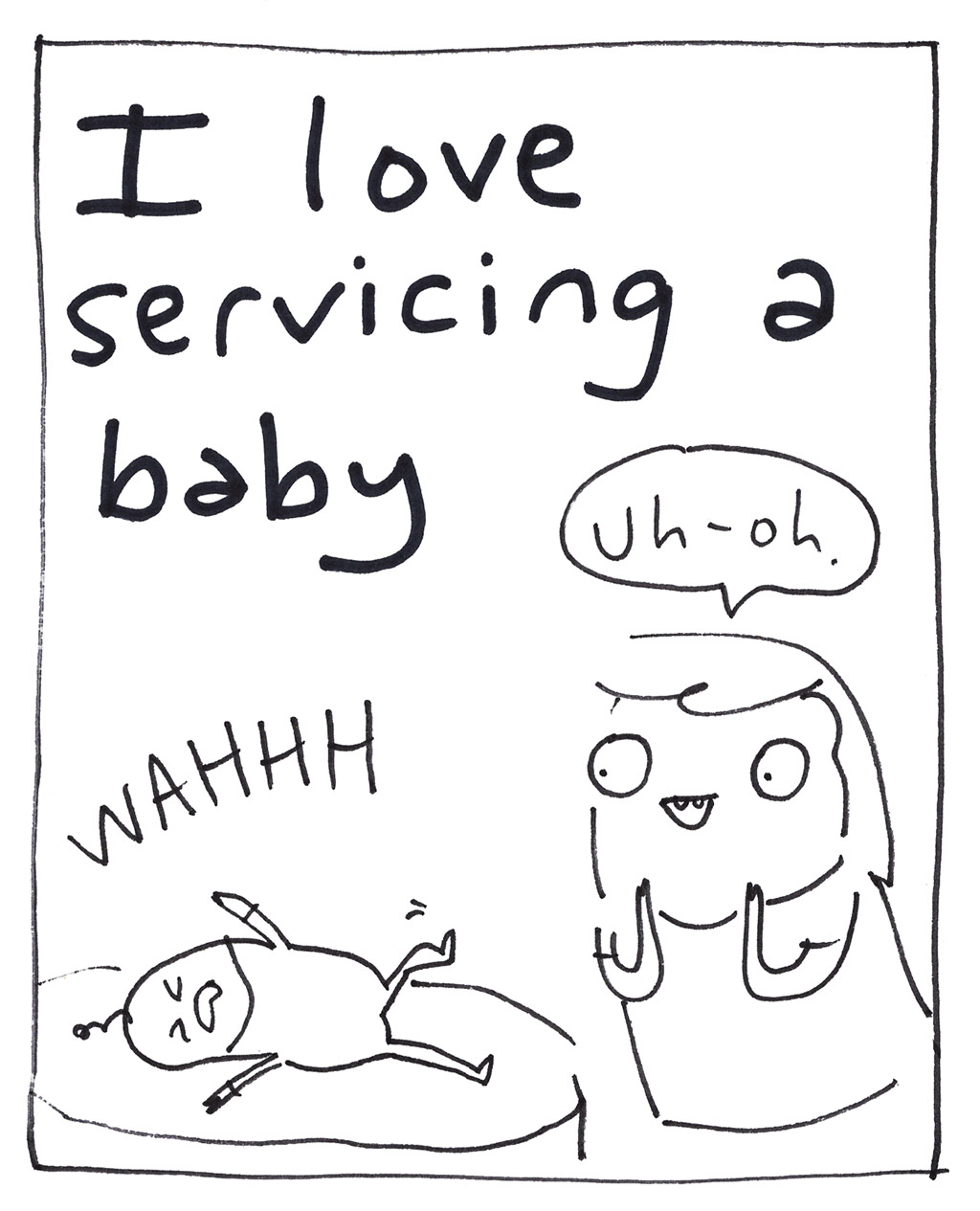 Servicing A Baby